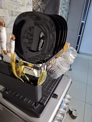 Dishrack 2 Tier Carbon Dish Rack