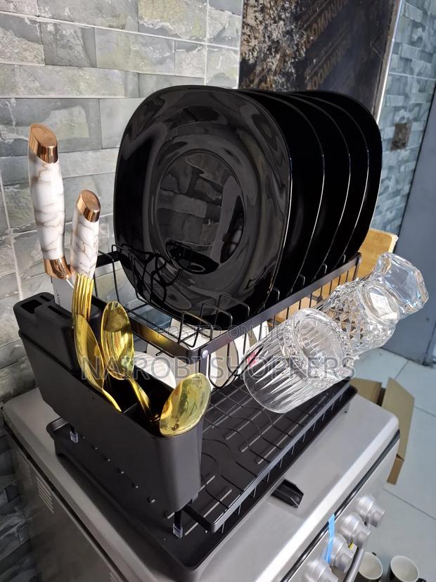 Dishrack 2 Tier Carbon Dish Rack - thumbnail 4