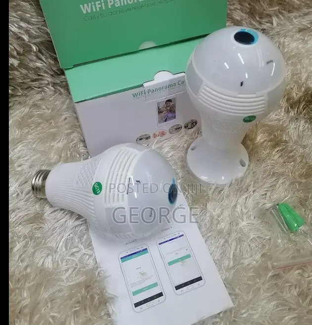 Advanced Quality Security Wifi Bulb Camera-Fisheye Camera