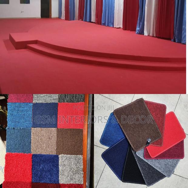 Red Carpets and Office Carpets Chart Boxes