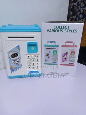 Electronic Piggy Bank Atm Password Fingerprint Money Box