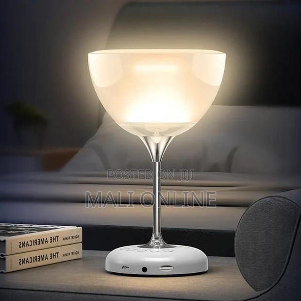 Novel Wine Glass Bedside Lamp With 6 Colour