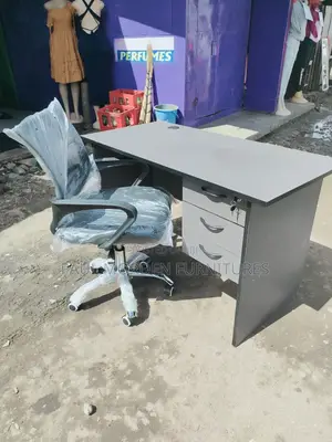 Office Table With Office Mesh Chair