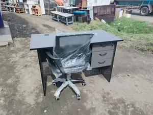 Office Table With Office Adjustable Mesh Chair