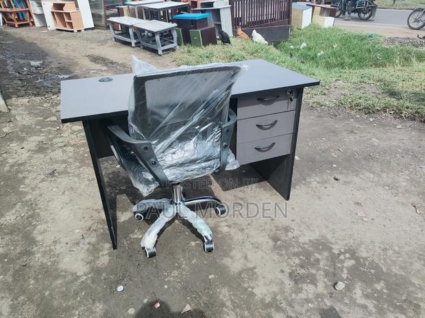 Office Chair+Office Laptop Table 1.2m - main view