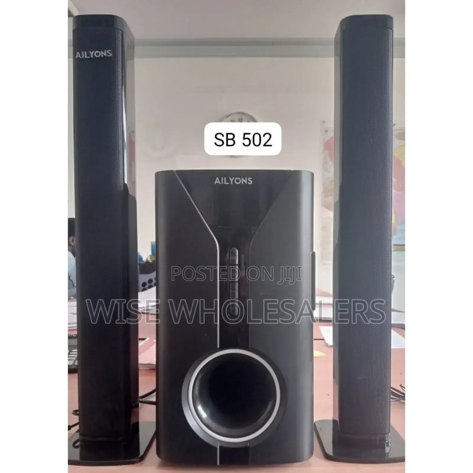 2.1ch Ailyons Sub Woofer System Bt/Usb/Fm Tall Boy