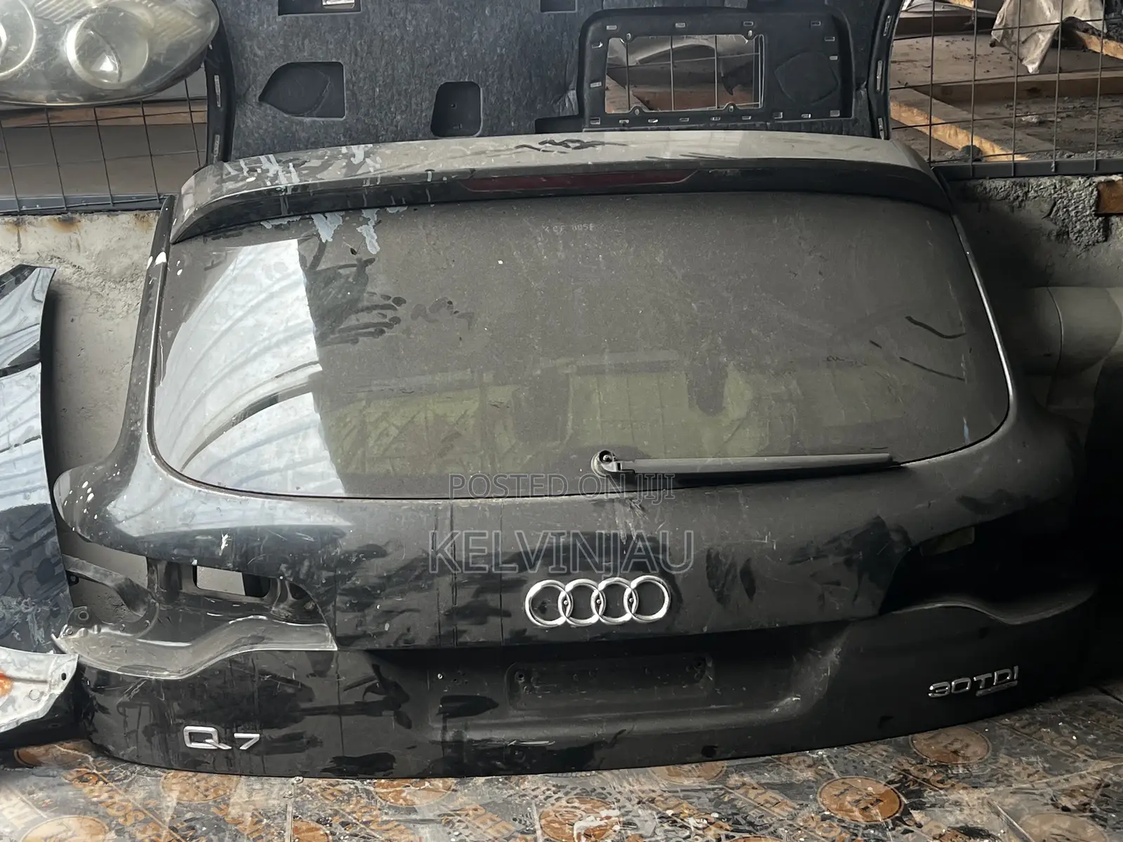 Tearing Off an Audi A4 for Parts