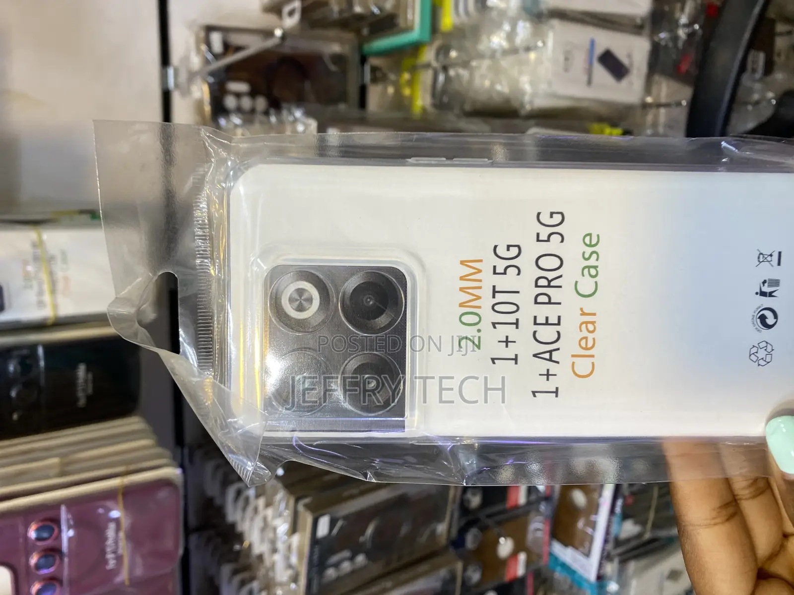 Eastcoo Clear Case for Oneplus 10t Slim Fit] [Anti-Yellowing