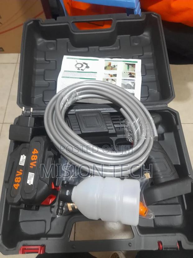 48v Car Washer Gun Wireless High Pressure Washer Water