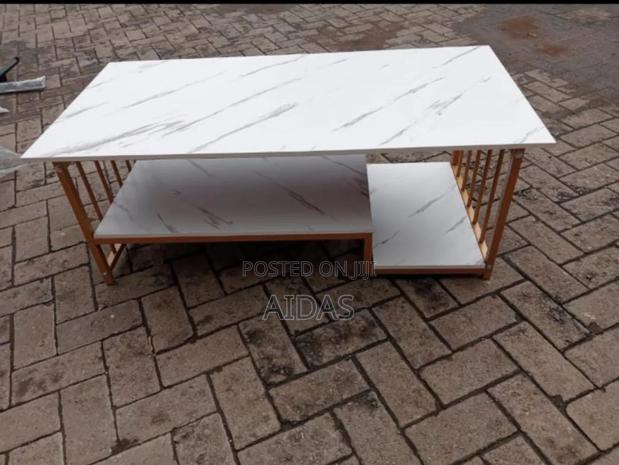 White Marble Coffee Table - main view