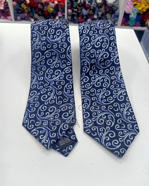 Navyblue Silver Executive Tie Sets - main view