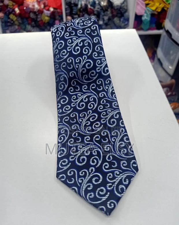 Navyblue Silver Executive Tie Sets - thumbnail 3