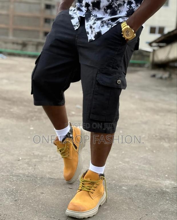 Black-Men Cargo Shorts - thumbnail 2