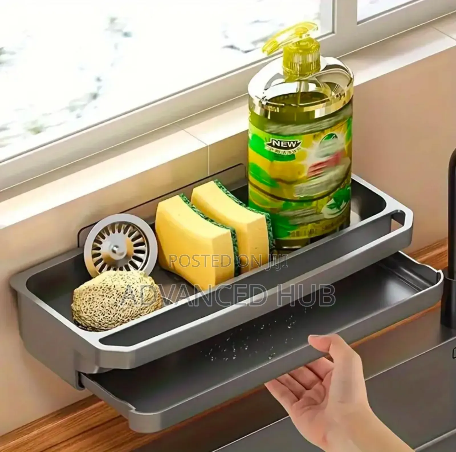 Wall Mounted Sink Caddy Organizer