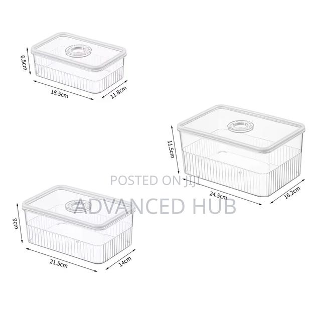 3pc Acrylic Fridge Organizers - thumbnail 6