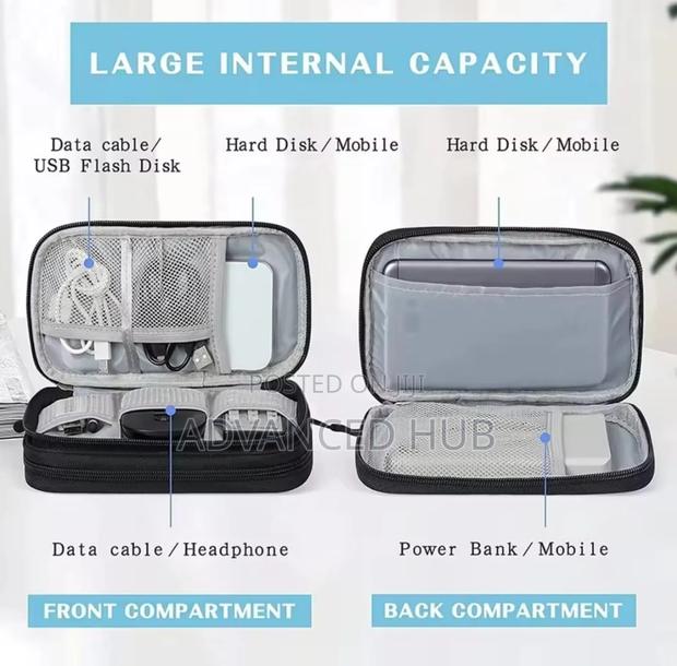Travel Portable Cable/Accessories Organizer Pouch - thumbnail 3