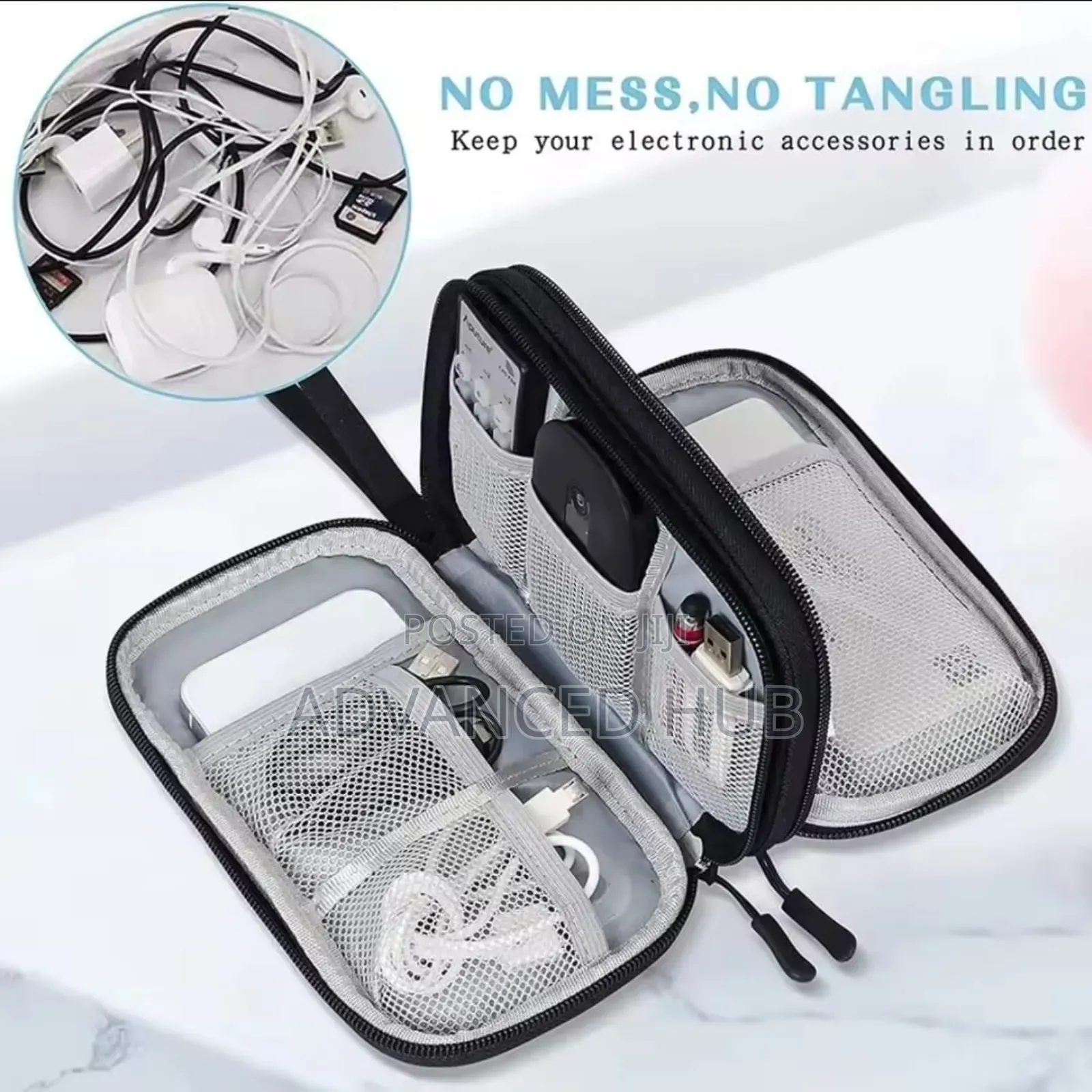 Travel Portable Cable/Accessories Organizer Pouch