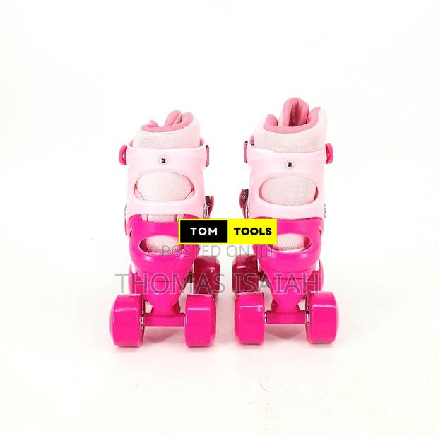 Size 28 - 34 Adjustable Kids Roller Skates Quad Skates - thumbnail 4