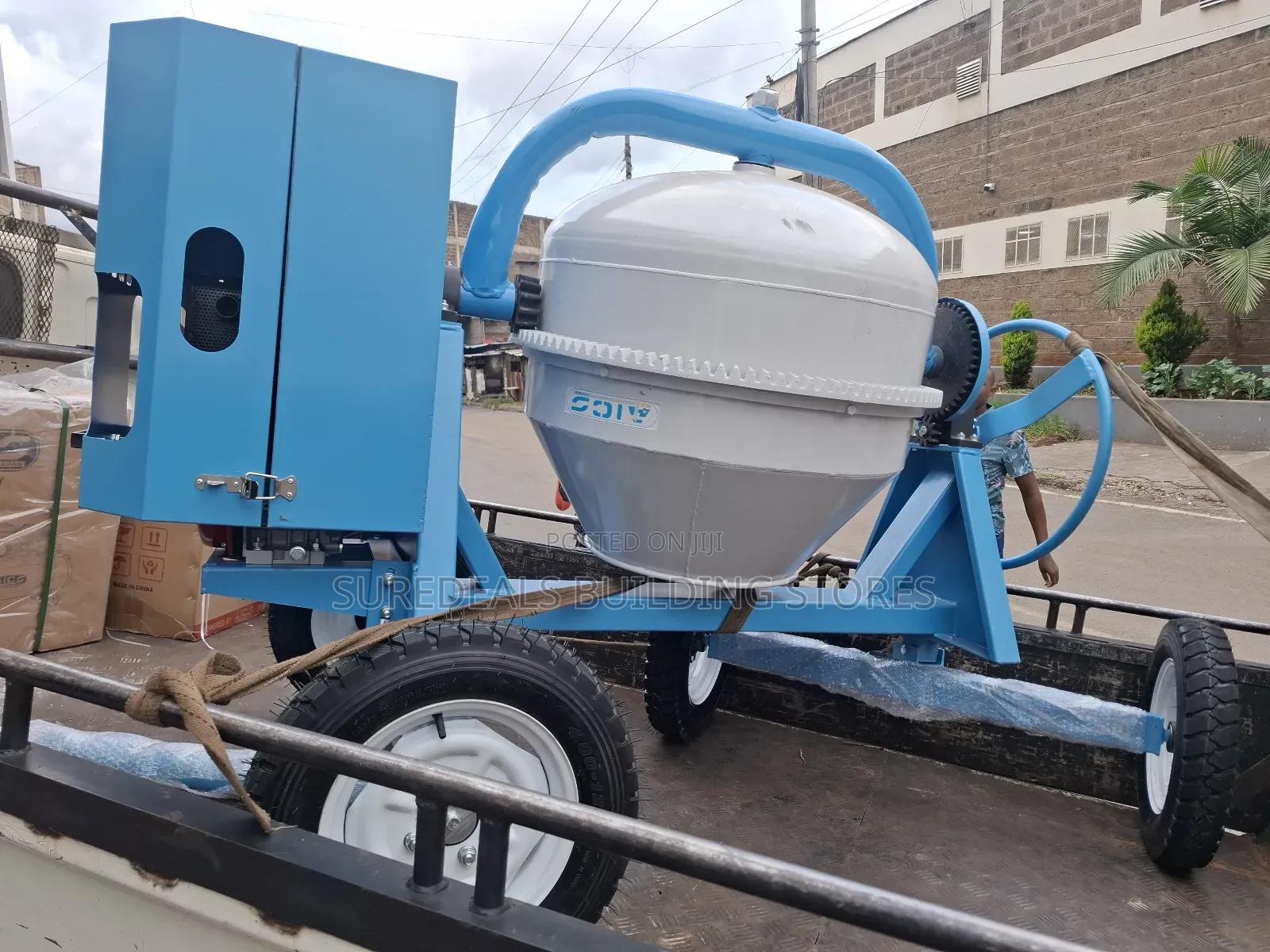 Heavy Duty Aico Concrete Mixer-400ltr;7hp