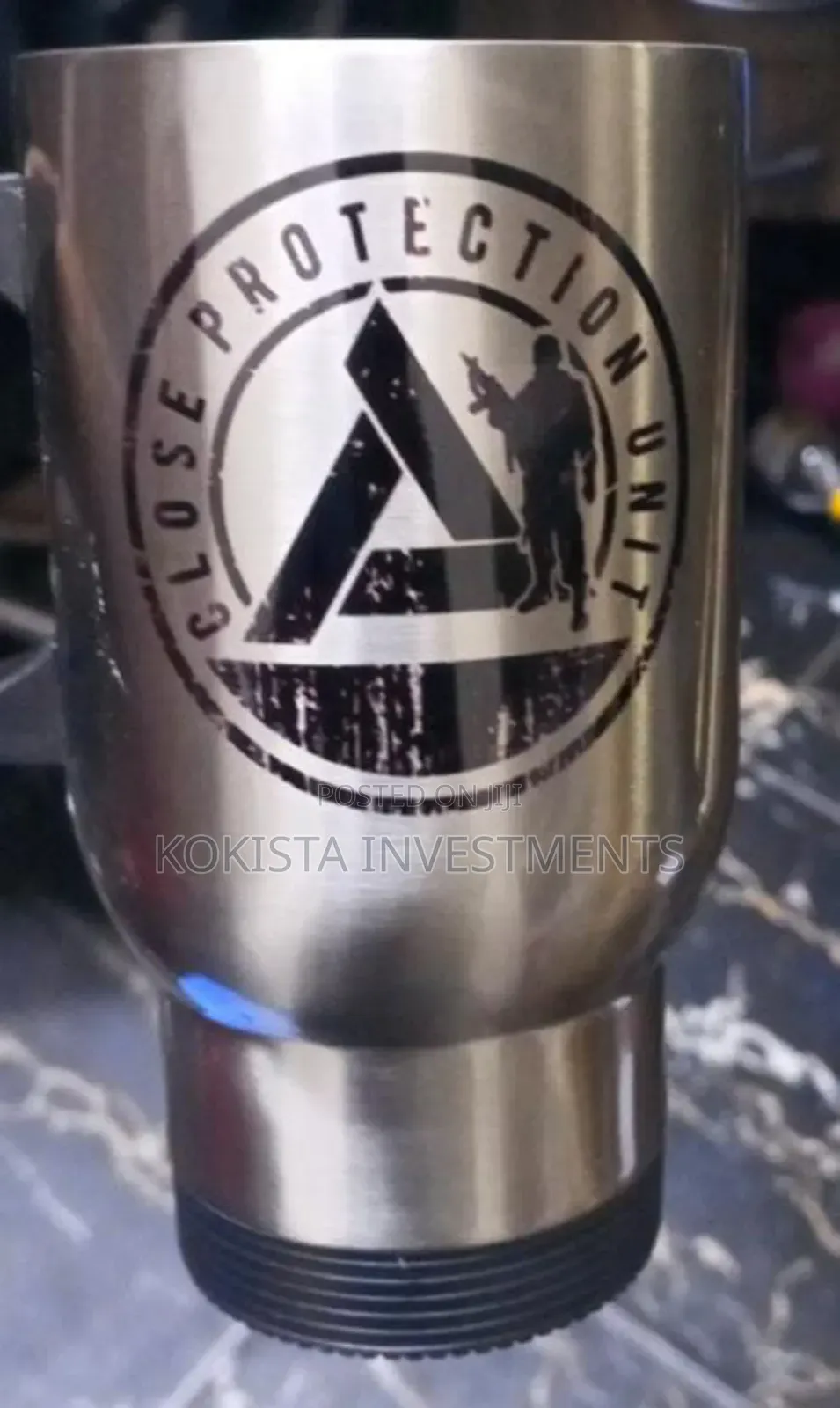 Silver Travelling Mug