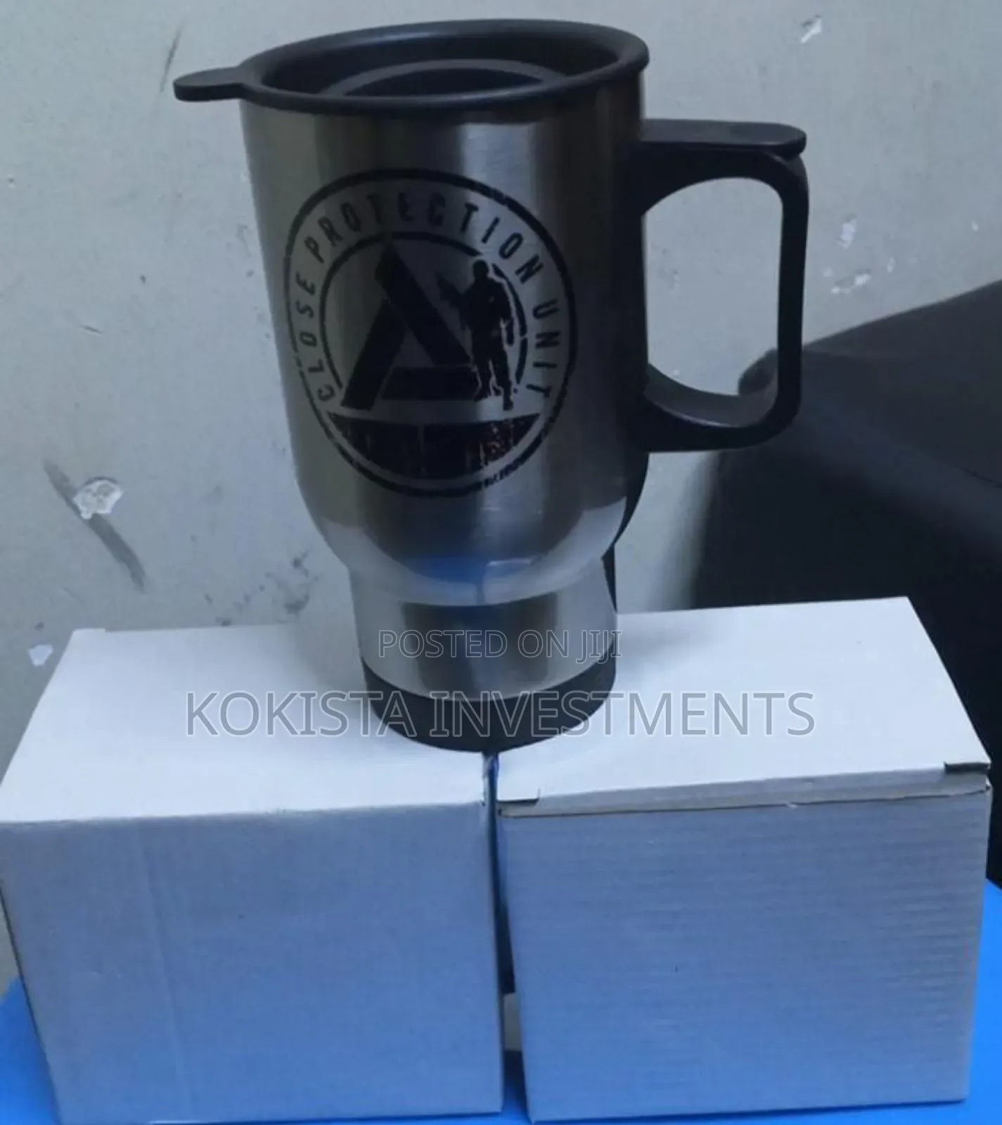 Silver Travelling Mug