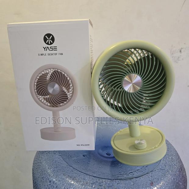 Desk Fan Rechargeable Table Fans Usb Fans - thumbnail 4