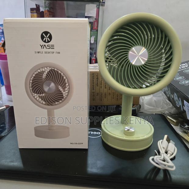 Desk Fan Rechargeable Table Fans Usb Fans - thumbnail 5