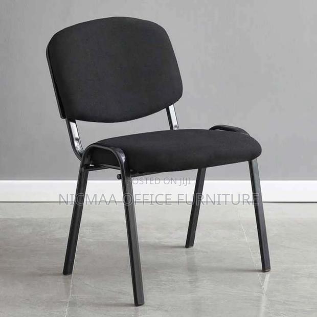Stackable Fabric and Steel Toscar Guest Seat