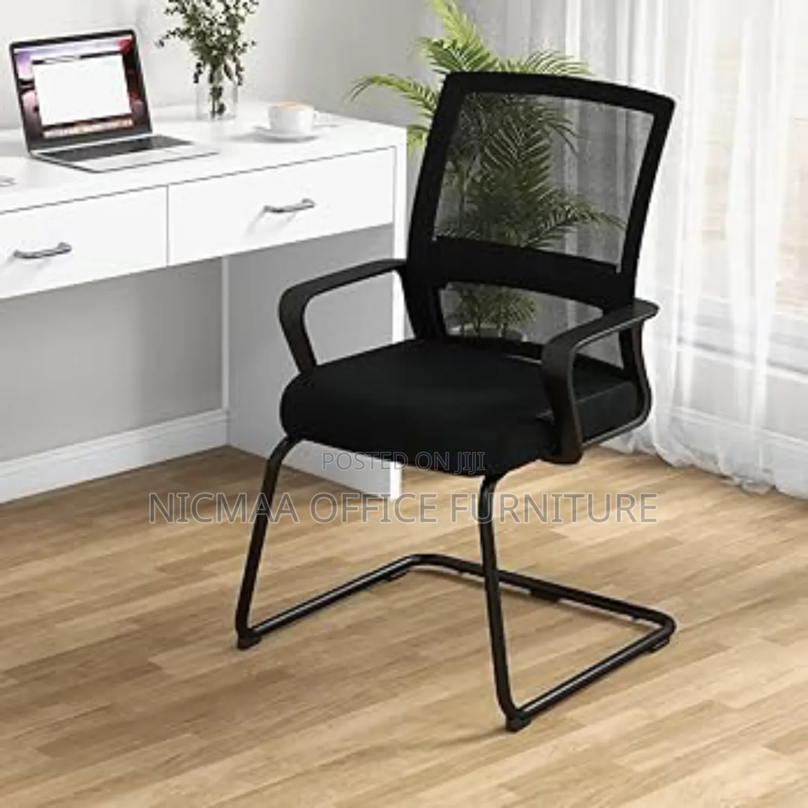 Clatina Mesh Back With Lumbar Support Guest Seat