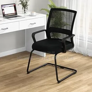 Clatina Mesh Back With Lumbar Support Guest Seat