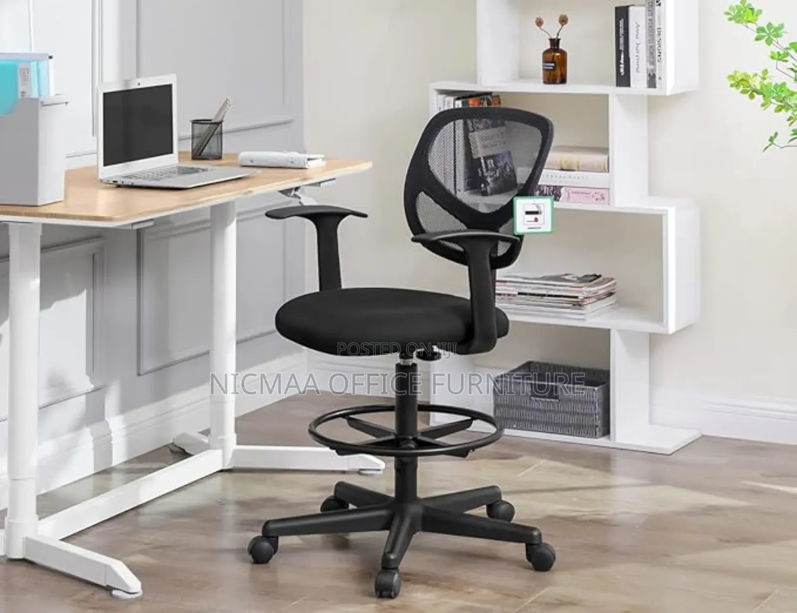 Songmic Swivel Countertop Ergonomic Seat