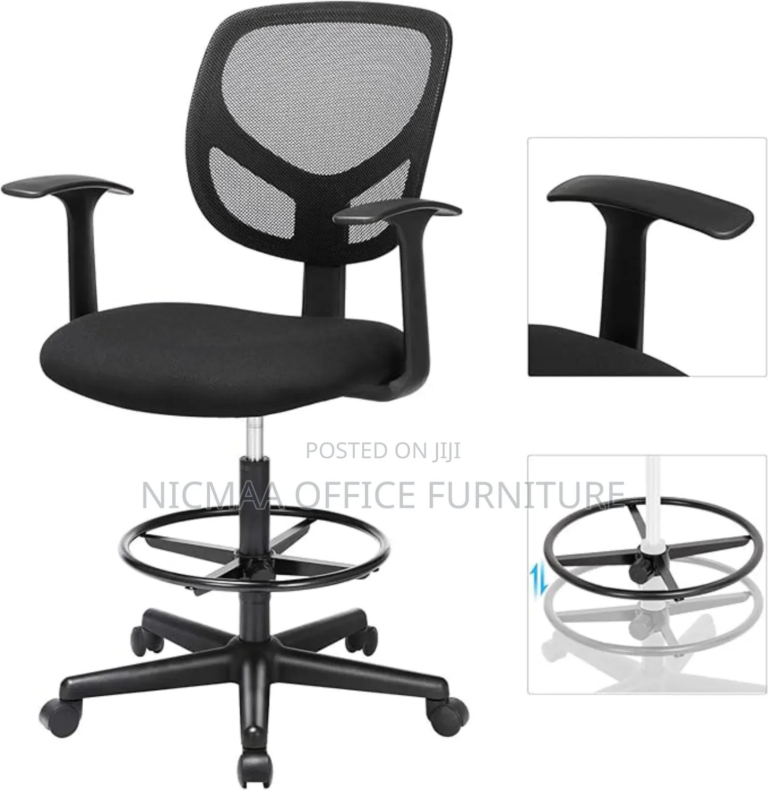 Songmic Swivel Countertop Ergonomic Seat