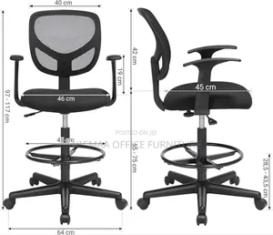 Songmic Swivel Countertop Ergonomic Seat