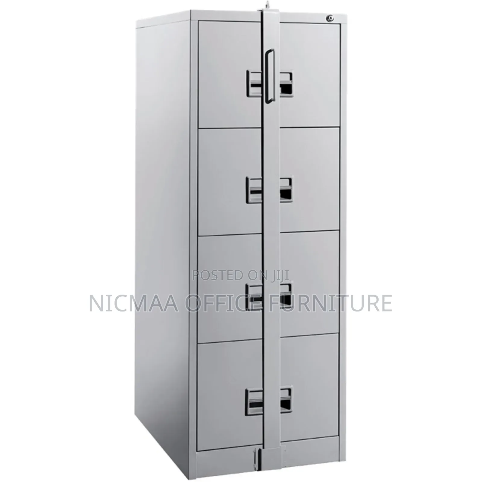 4-Vertical Drawer File Cabinet With Security Bar