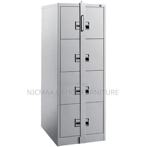 4-Vertical Drawer File Cabinet With Security Bar