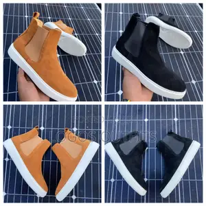 Zara Suede Leather Chelsea Boots