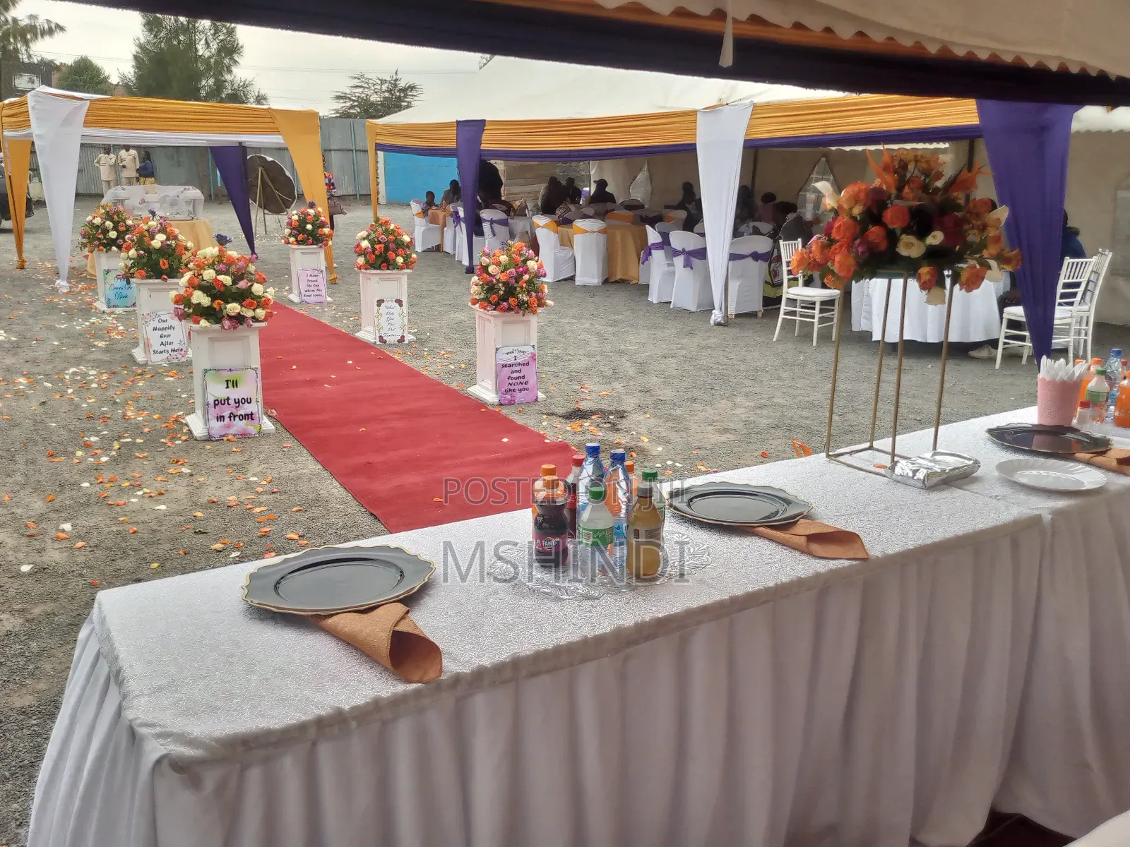 Tents and Decorations