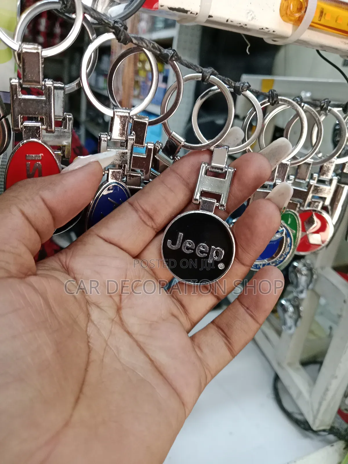Jeep Metallic Key Chain