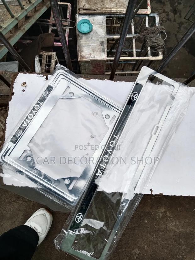 Chrome Number Plates for New Generation - main view