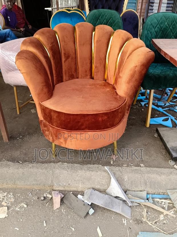 Pedicure Stylish Seat, Burnt Orange - thumbnail 3