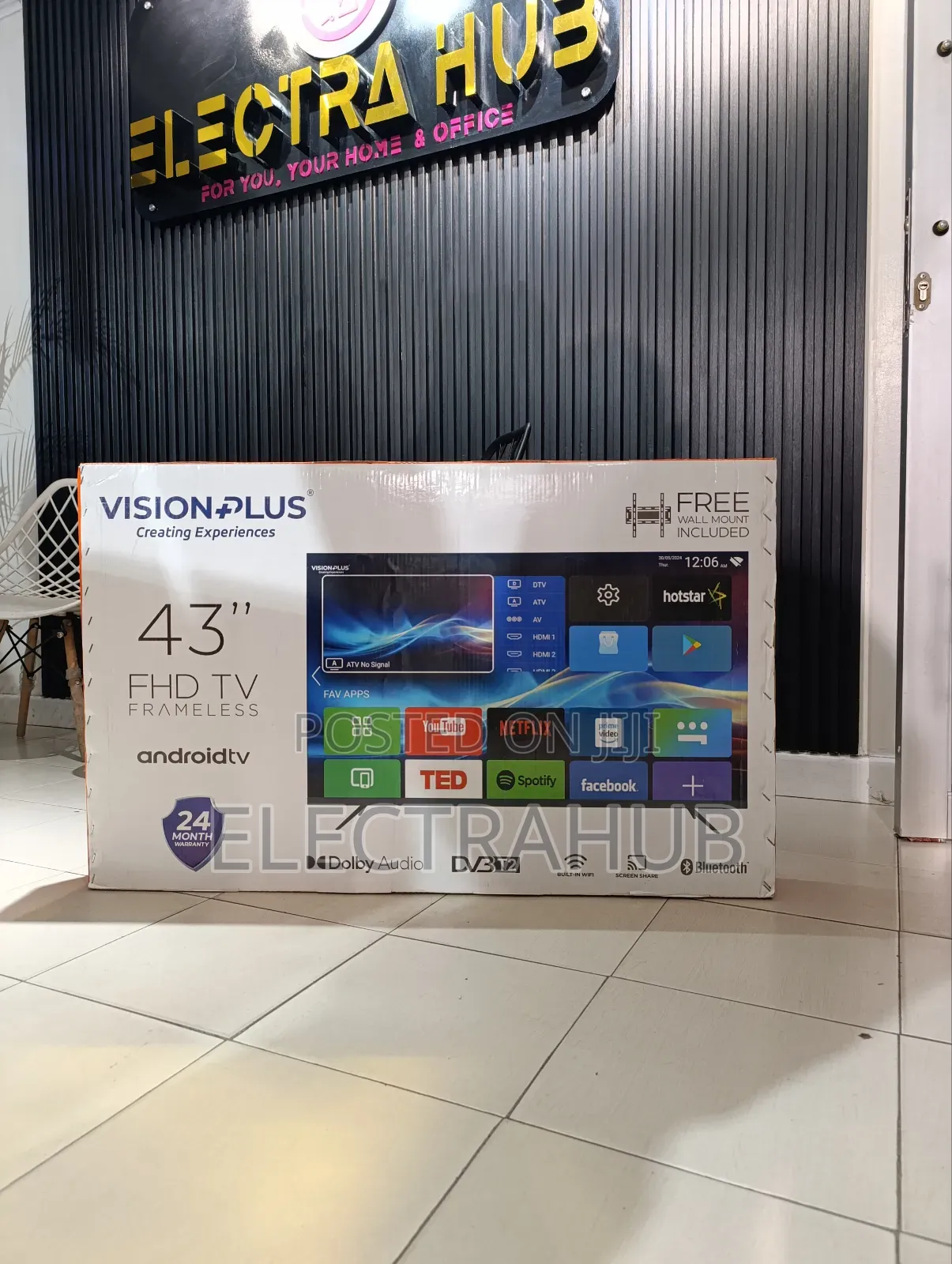 Visionplus 43 Inch Smart Tv Brand New Sealed