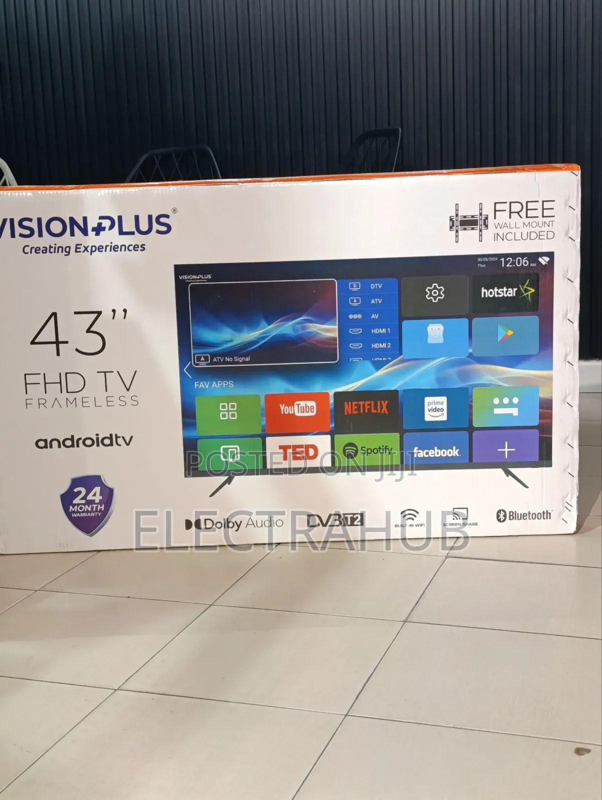 Visionplus 43 Inch Smart Tv Brand New Sealed