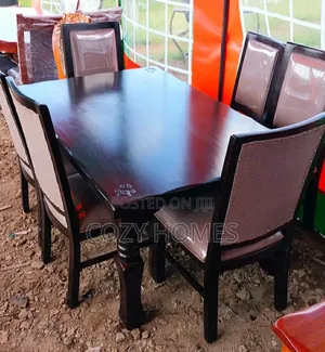 Dining Set, a Well Designed Dining Set, Brown