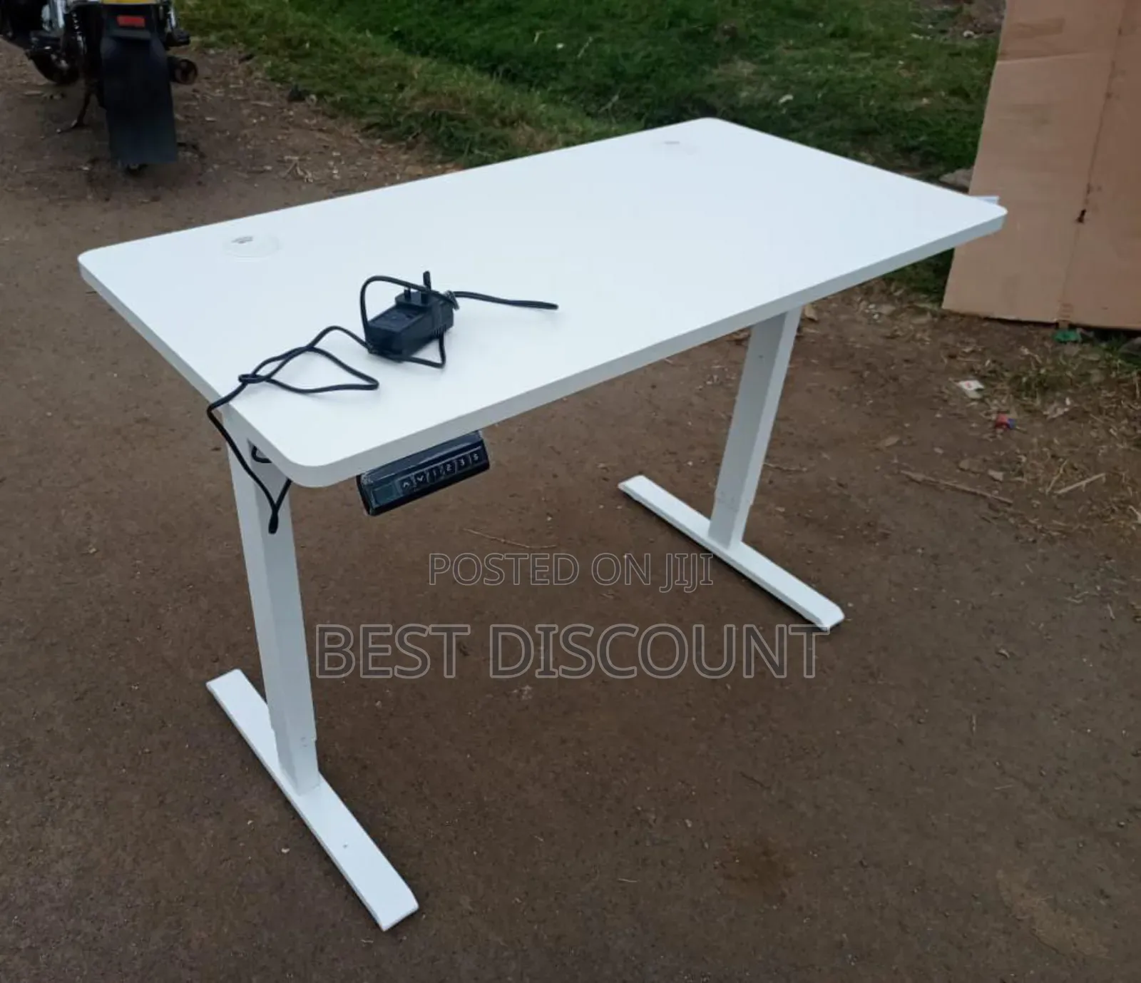 Office Table, Adjustable Height Desk 4fts