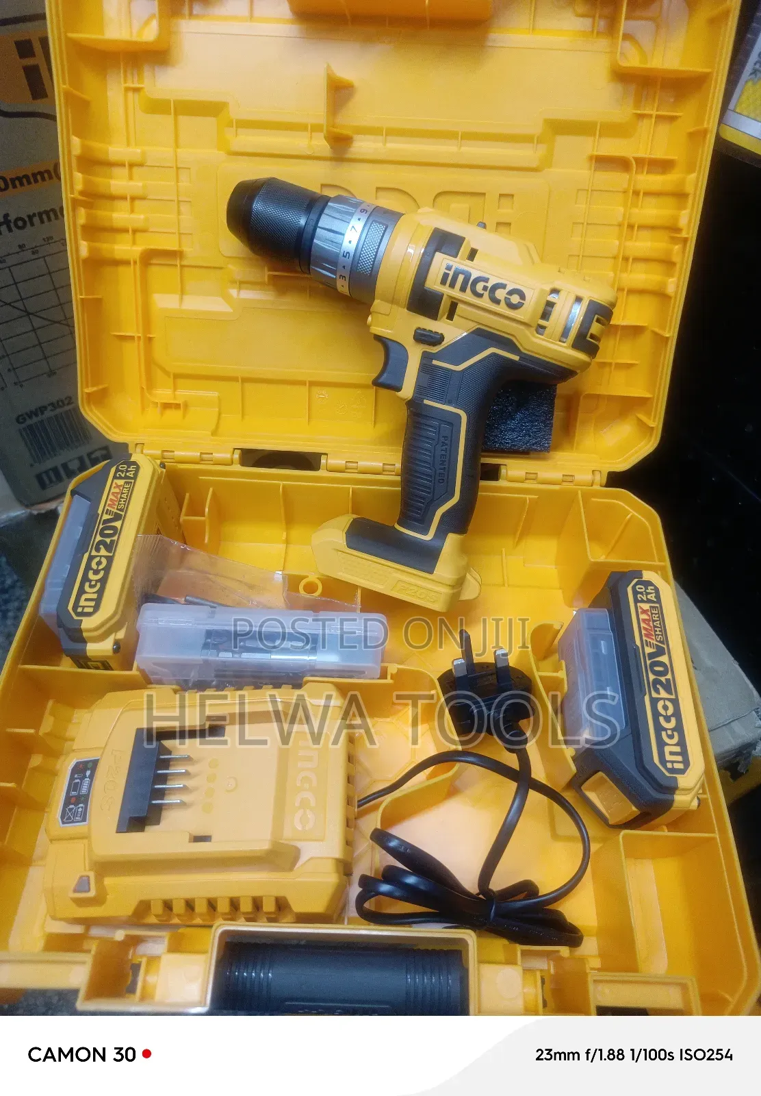 Cordless Drill 20v Ingco