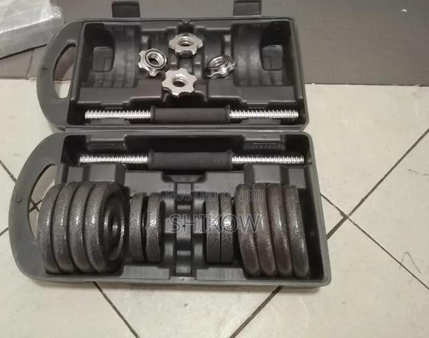 Adjustable Cast Iron Dumbell Set - main view