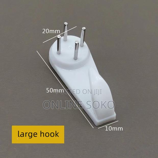 Heavy Duty Concrete Wall Invisible Nail Hanging Hooks-34 PCS - thumbnail 4