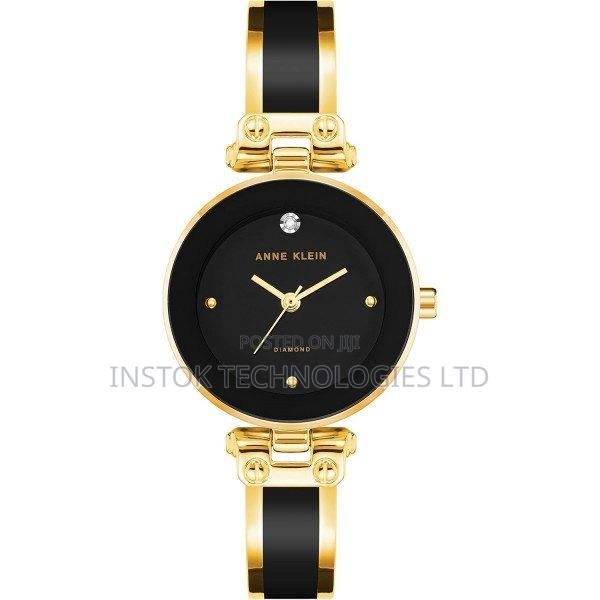 Anne Klein Diamond Accented Bangle Bracelet Watch