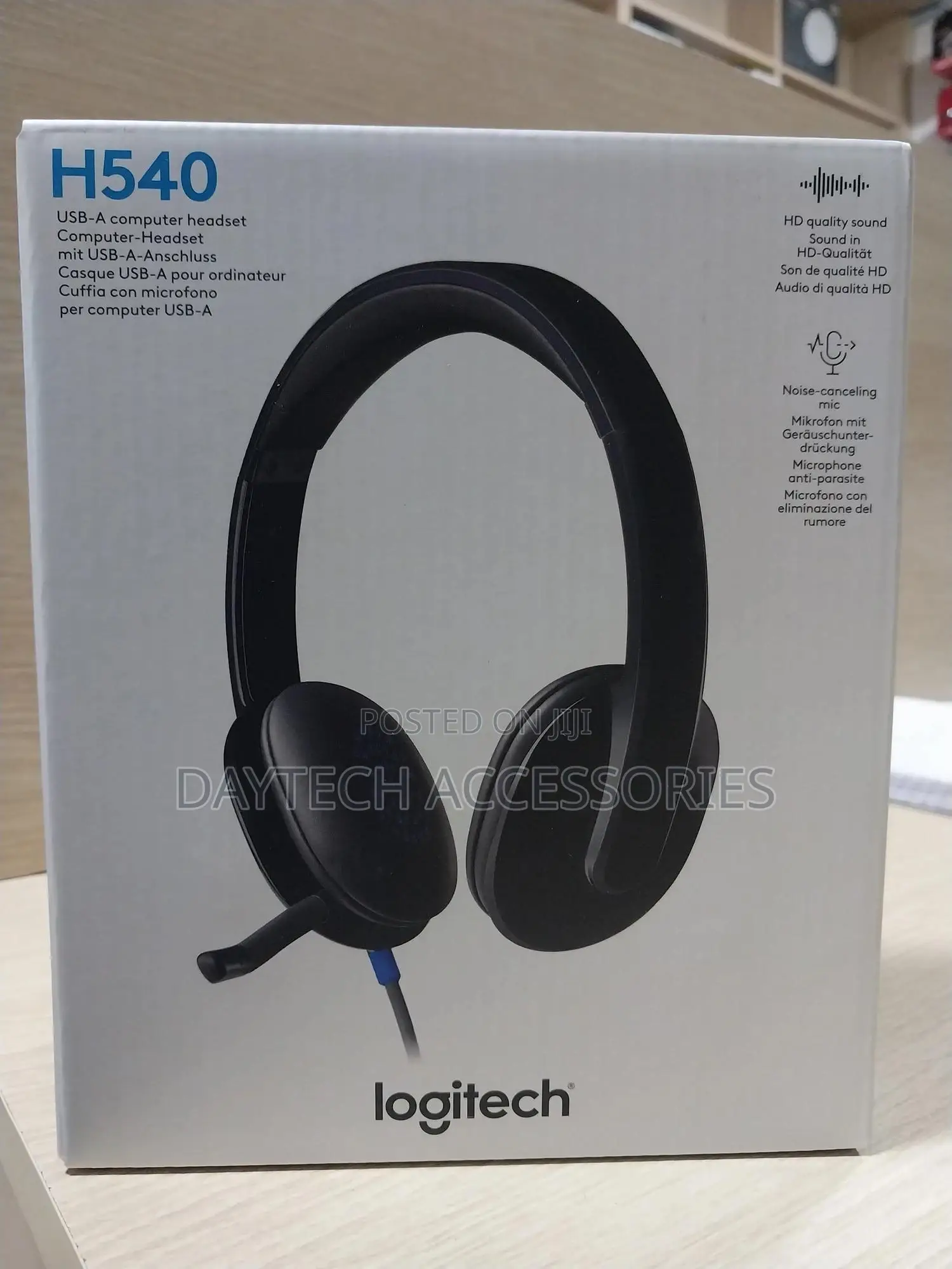 Logitech H540 Usb Computer Headset With Noise-Cancelling Mic