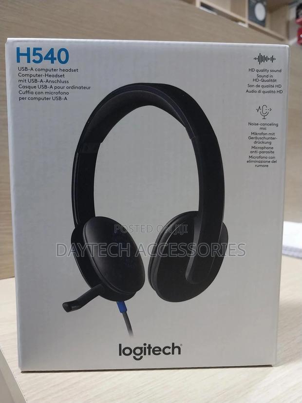 Logitech H540 Usb Computer Headset With Noise-Cancelling Mic